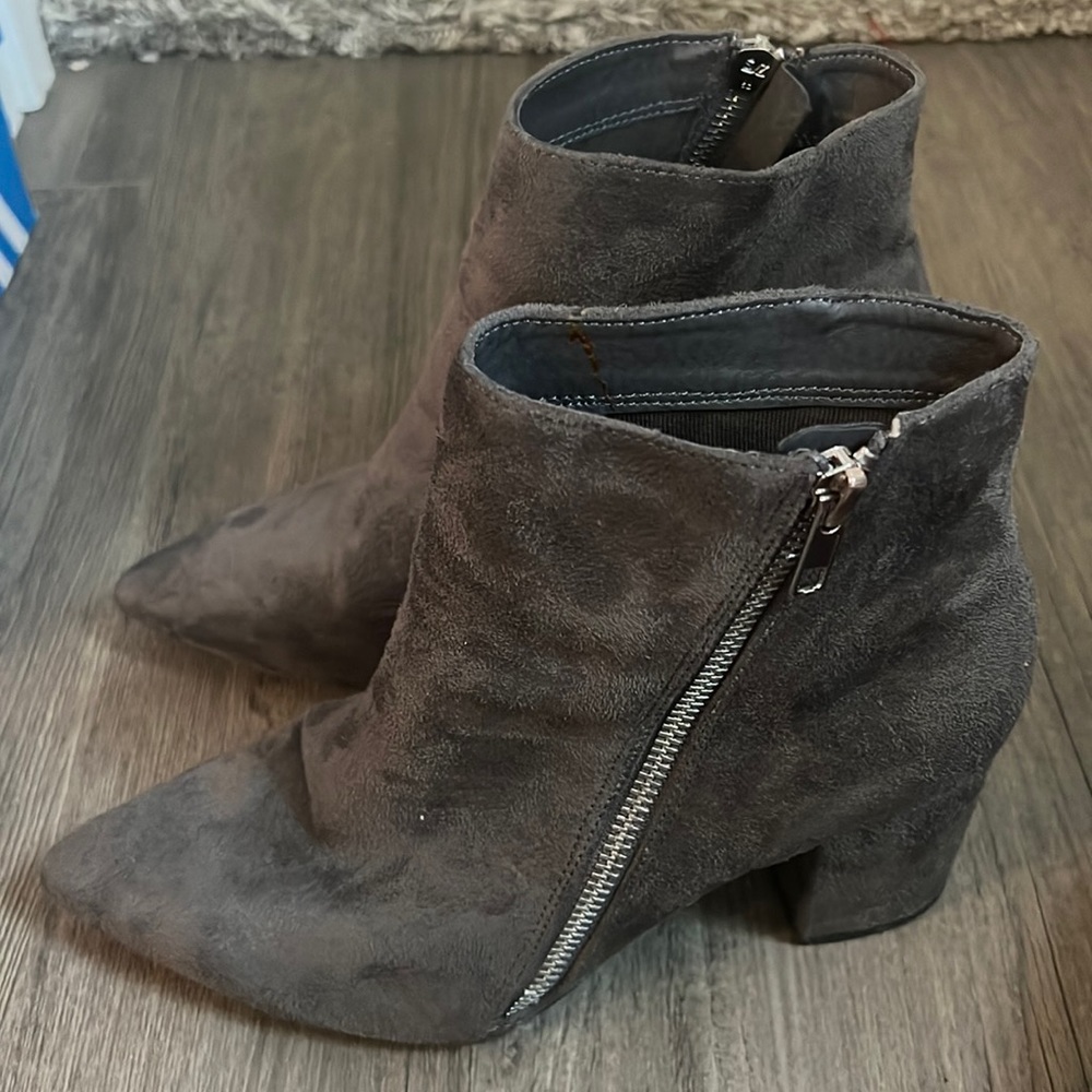 Suede Booties